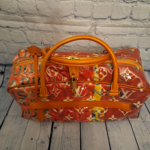🎁Rare and highly collectable Louis Vuitton Defile Weekender in Pulp Watercolor. - Picture 9 of 16